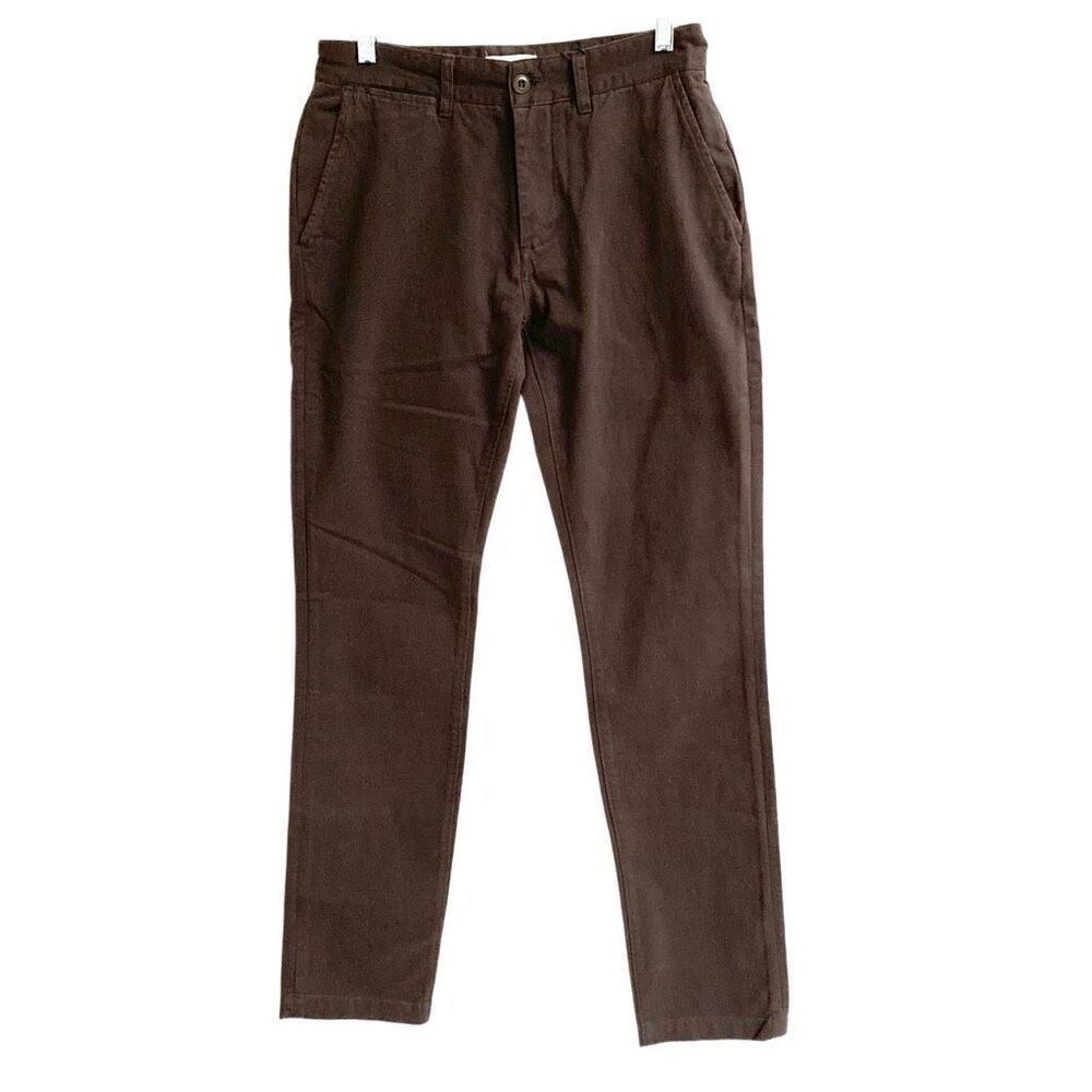 Taylor‎ Stitch The Slim Foundation Pant In Organic Coal Men’s 29 Gray NEW
